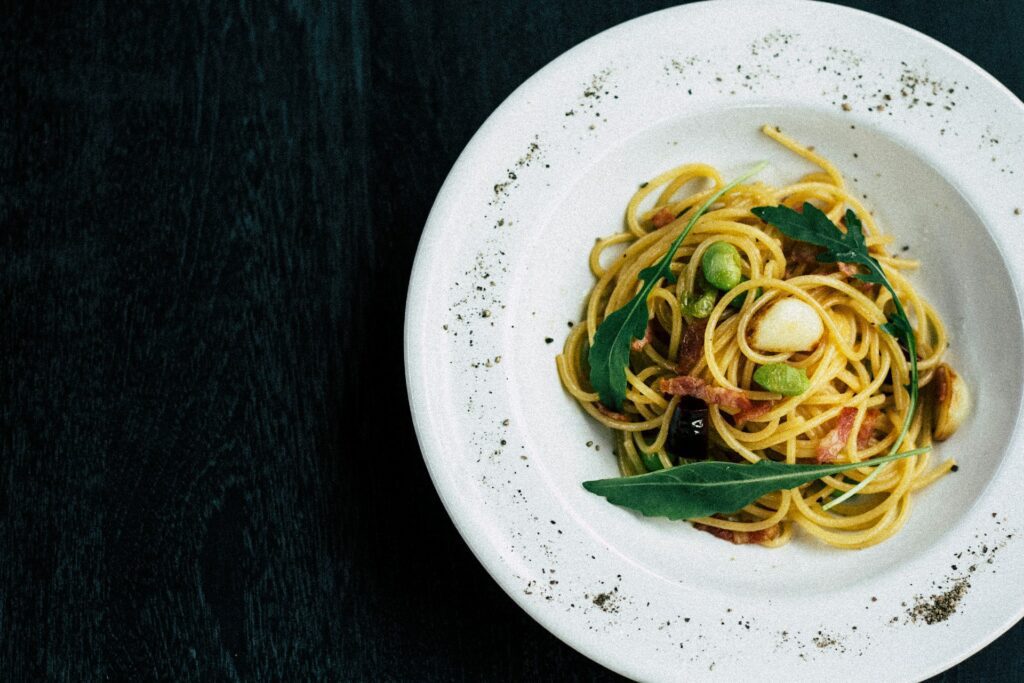 yacht charter food 